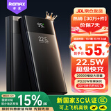 remax【3C认证】22.5W超级快充20000毫安充电宝移动电源可上飞机PD20W快充适用苹果17小米华为荣耀手机