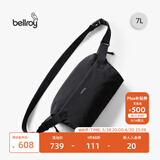 Bellroy澳洲Lite Sling 7L 轻行胸包户外骑行机能磁吸单肩斜挎包轻行包 墨黑色7L