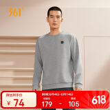361°卫衣男士春秋季圆领运动休闲服外套长袖套头上衣652334801D-2