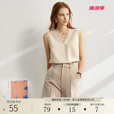 AMII职业西服套装女春夏新款休闲外套时尚西装两件套 卡其(短裤) S (155)