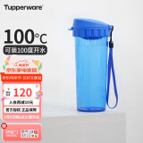特百惠（Tupperware）茶韵500ML塑料杯 男女学生便携夏季水杯子大容量办公用 纯净蓝
