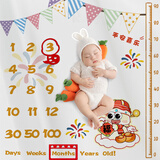 仕彩新生婴儿百天背景布海报满月宝宝拍照布置派对装饰摄影仪式感氛围