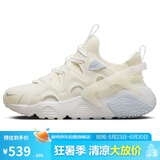 耐克NIKE休闲鞋女华莱士AIR HUARACHE运动鞋DQ8031-102米白38