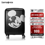 新秀丽（Samsonite）行李箱20英寸拉杆箱迪士尼米奇旅行箱包AF9黑色登机密码箱