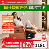 左右沙发单人沙发椅子北欧简约客厅家具科技布功能单椅DZY6010 电动带摇单椅 科技布-玛瑙棕 一人位