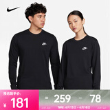 耐克（NIKE）男子长袖T恤 SPORTSWEAR AR5194-010 S