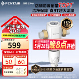 滨特尔（pentair）前置过滤器大通量家用全屋自来水管道40μm过滤器9吨/H大流量水驱涡轮+反冲洗刮洗净水器 【升级9T/H】S160前置过滤器