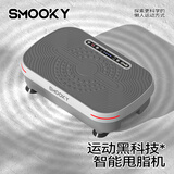 SMOOKY甩脂机抖抖机律动抖动机懒人瘦身健身运动燃脂减肥神器健身器材 普通款-烟雨灰-999档