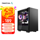 九州风神（DEEPCOOL） 魔方110磁吸式电脑机箱 黑色款（水冷机箱/磁吸侧板/内置显卡支架）