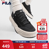 斐乐（FILA）官方川行鞋FOSSO男鞋复古帆布鞋新款休闲鞋 黑-BK 42