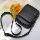 鳄鱼恤头层牛皮时尚单肩包男士休闲斜挎包包生日礼物男生T2459