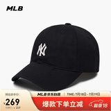 MLB帽子男女软顶棒球帽虞书欣明星同款运动鸭舌帽3ACP7701N-50BKS-F