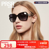 帕莎（prsr）太阳镜女复古墨镜偏光遮阳开车眼镜可配近视镜片T60017 经典黑T020-p43（高清偏光）