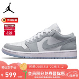 耐克NIKE篮球鞋男女同款小迪奥AJ1 JORDAN 1运动鞋DC0774-105白灰38