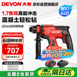 大有（Devon）20V锂电锤充电电锤两用电镐冲击钻混凝土工业级DRH单电5.0