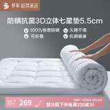 罗莱（LUOLAI） 家纺 床垫软垫被子学生宿舍物理防螨抗菌单双人加厚 【防螨抗菌+可折叠收纳】5.5cm厚 90*200cm（学生宿舍款）
