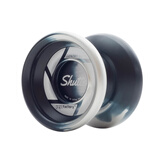 悠悠工厂快门 SHUTTER  YYF悠悠球  铝合金 YOYO球  儿童动漫溜溜球玩具  MULTI COLOR 黑银渐变