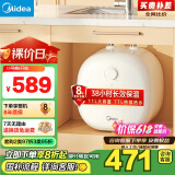 美的（Midea）【8年质保】11升小厨宝家用2000W大水量一级能效节能省电安全速热洗碗洗菜电热水器F11-20CB6(HE)