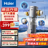 海尔（Haier）前置过滤器超9T大通量小飓风家用净水器40微米磁环吸附双过滤全屋净水非直饮自动冲洗HP-37PRO