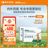 博来恩(Broad line)猫咪体内外同驱去跳蚤L号进口原研药成猫6支装
