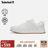 添柏岚（Timberland）官方男鞋低帮板鞋小白鞋户外轻便透气舒适|A5Z2P A5Z2PW/白色 43