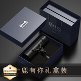 ENO高档商务保温杯男士茶杯带滤网大容量杯子便携车载水杯生日礼物 魔力黑-生财有鹿礼盒