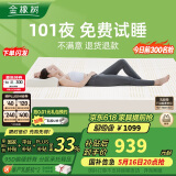 金橡树泰国进口天然乳胶原液单人床垫1.2x2米 92%乳胶 泰舒95D 含内外套