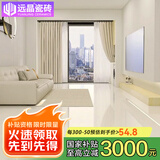 远晶800x800天鹅绒瓷砖58度超白胚客厅地砖卫生间厨房墙砖奶油风广东 58°超白胚-亮光-奶白 800x800