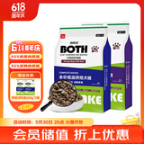 BOTH狗粮 全期低温烘焙鲜鹿肉菊苣配方+鸭肉梨配方套装犬粮6.8kg*2