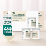 七鲜【配料干净】高钙益生菌酸奶100g*8
