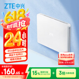中兴（ZTE）【晴天墙面路由器】AX3000满血WiFi6自研双核芯品质家居别墅ap 主路由Mesh3000M无线速率千兆网口