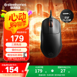 赛睿（SteelSeries）Prime Pro 电竞有线鼠标 人体工程学游戏鼠标  战队推荐FPS/无畏契约专用鼠标 板载OLED屏 黑色