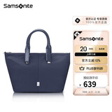 新秀丽（Samsonite）休闲出街女士单肩斜挎包托特包手提包女包礼物送女友 KN5 藏蓝色