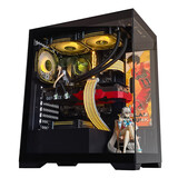 玩嘉 棱镜黑 游戏电脑台式主机箱 支持240水冷/ATX主板/270度无A柱玻璃侧透 棱镜黑机箱（ATX主板/240水冷）