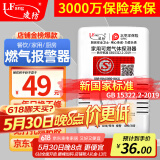 凌防（LFang）G55 燃气报警器天然气报警器家用厨房可燃气体液化天然气探测器