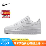 耐克NIKE板鞋女空军一号小白鞋 AIR FORCE 1 运动鞋 HF2016-100白39