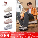 骆驼（CAMEL）【王俊凯同款】户外登山鞋 L25M202007M 米/银/黑(男款) 41