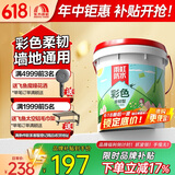 雨虹防水 彩色柔韧型防水涂料 厨房卫生间防水涂料 青绿 墙地面通用18kg