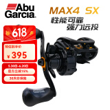 ABU GARCIA 阿布P4水滴轮MAX4SX鱼线轮轻量远投路亚轮金属轮雷强微物渔轮 MAX4 SX右手摇轮