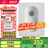 九牧（JOMOO）卫生间蹲便器厕所家用蹲坑不挂污易清洁蹲厕陶瓷14095-1/21P-2