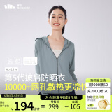 蕉下（beneunder）防晒衣披肩女UPF50+冰丝肤感AL41524冰川灰M
