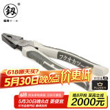 釰福冈工具省力多功能钢丝钳老虎钳工业级手钳子6寸
