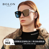 BOLON暴龙眼镜太阳镜墨镜韩版经典方框开车防晒遮阳镜BL3027 1.60非偏光定制(下单请联系客服)