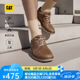 CAT卡特休闲皮鞋男士复古工装轻户外软牛皮防滑通勤鞋P725212N3AMC29 浅褐 41