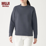 无印良品 MUJI 女式 双层编织 套头衫 BBC06A0S 深灰色 M-L