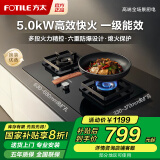 方太（FOTILE）【政府补贴20%】大火力燃气灶双眼灶 台嵌两用家用天然气液化气灶具 熄火保护 一级能效燃气灶 【5.0kW升级大火力】天然气 TH36B 下单默认天然气，如需液化气请咨询客服