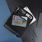 LIHIT LAB.日本LIHIT LAB.喜利ACTACT横式/竖式多功能便携事务包商务办公平板电脑包数据线U盘便签本内胆包 竖式A5黑