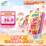 伊利优酸乳白桃果粒250g*16盒/箱 早餐伴侣 牛奶饮品 礼盒装