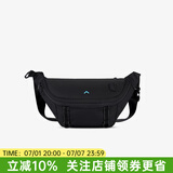 BAGSMART斜挎包潮牌男生胸包运动腰包骑行男士包包女饺子包挎包背包单肩包 经典黑