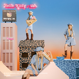 野兽派家居（tbh）三丽鸥Hello Kitty天丝棉短款家居裙可外穿女士睡裙家居服 Kitty天丝棉短款家居裙 牛仔豹纹 S